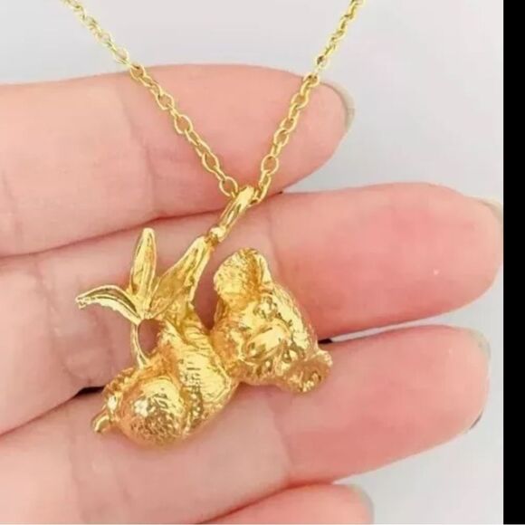 Franklin Mint Collectable Koala Bear Pendant Gold Plated Limited Edition - Picture 1 of 5